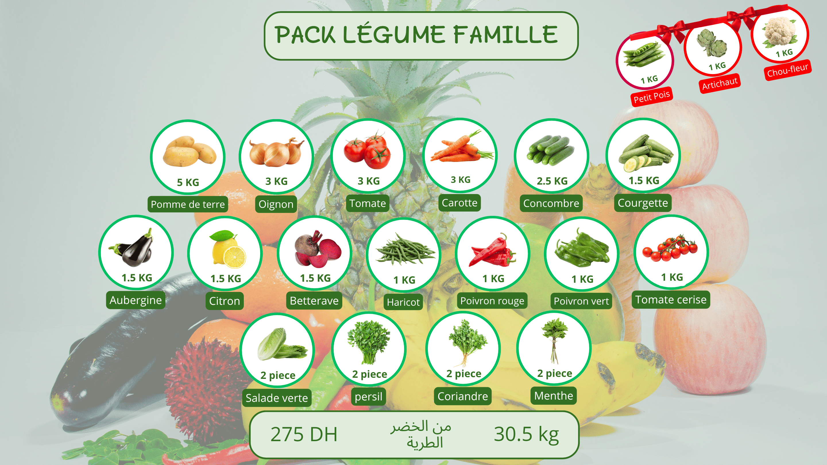 PACK LÉGUME FAMILLE